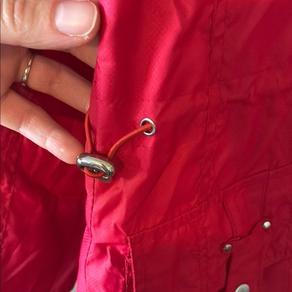 Studio 59 Red Utility Jacket Lightweight Water-Resistant - Picture 6 of 13